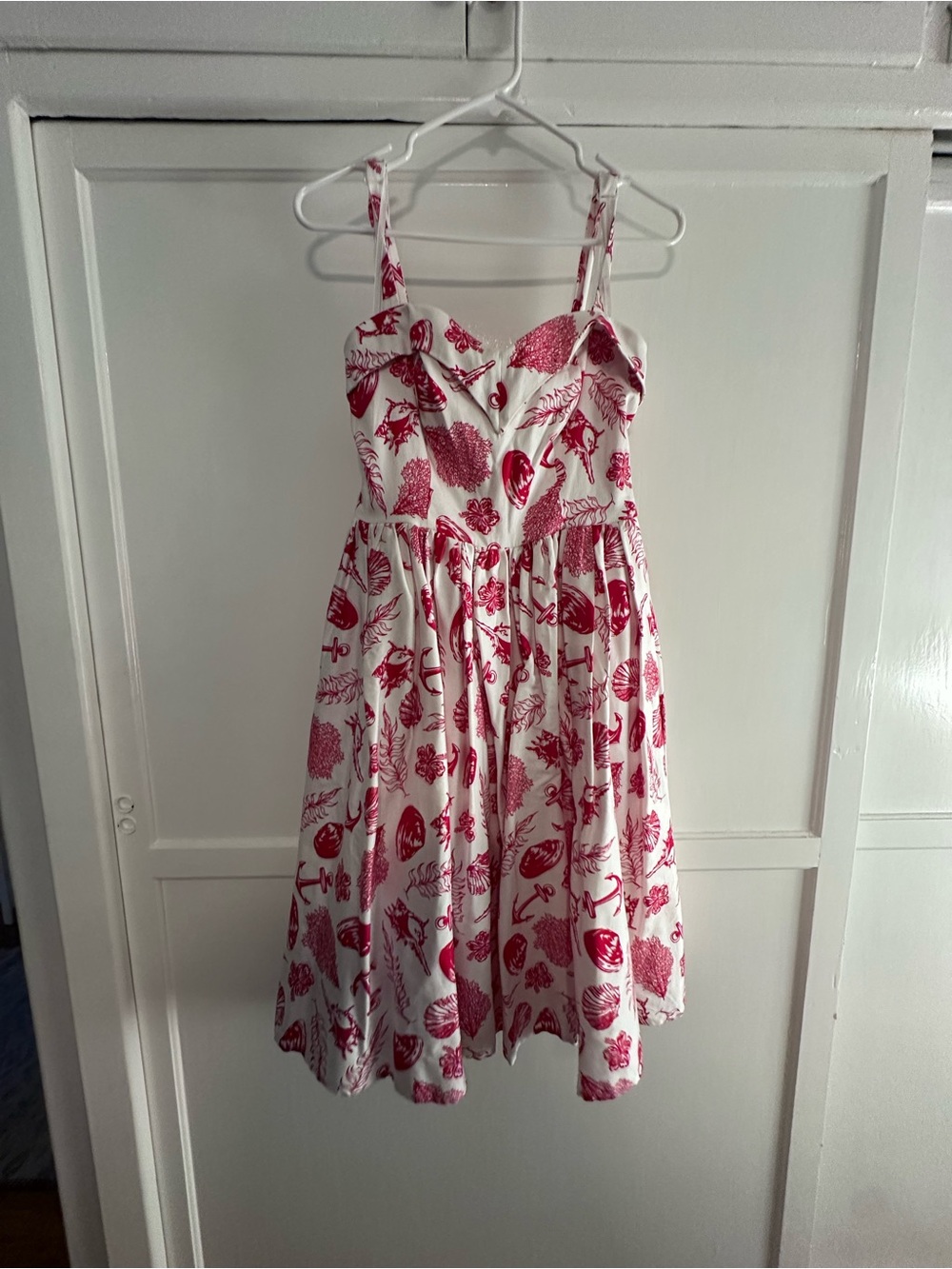 Collectif NWOT White & Red Nautical Sundress XS